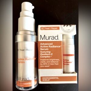 NEW Murad Advanced Active Radiance Serum 
+Deluxe Trial Size (NIB)